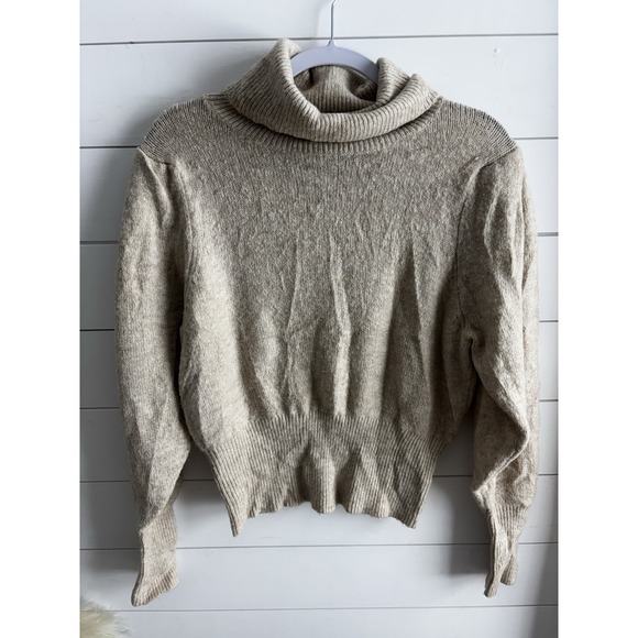 Worthington Sweaters - Worthington Turtleneck Sweater Gold Sparkle Size Medium